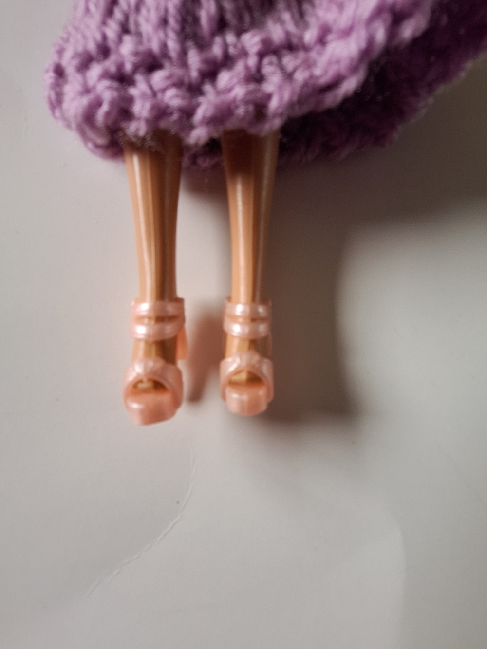 Barbie With Lilac Knit Outfit - Picture 3 of 5